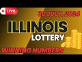 Illinois Midday Lottery Results For - 30 Jul 2024