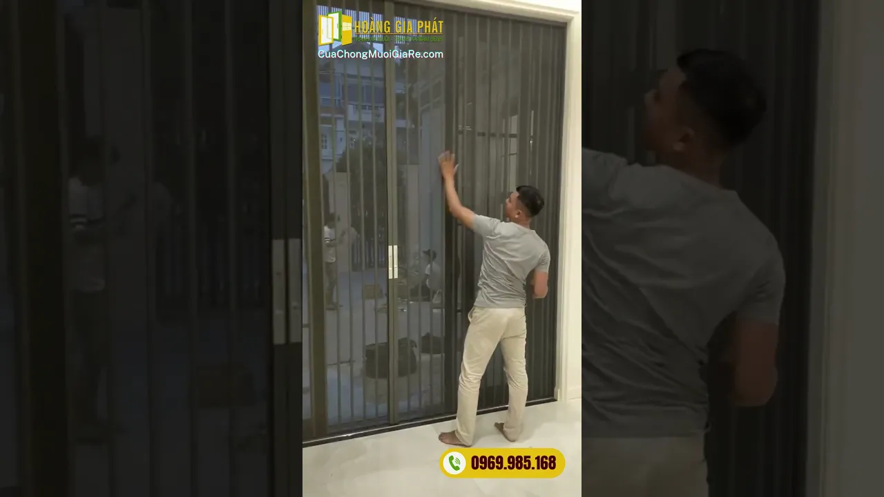 Cửa Lưới Xếp Lá Nhôm - Giải Pháp Chống Muỗi Hiệu Quả | Hoàng Gia Phát #CuaChongMuoiGiaRe.com