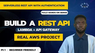 Serverless REST API With Authentication Part 1 AWS Lambda API Gateway Python AWS Project