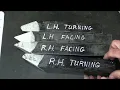 LATHE TOOL BITS - Shapes Geometry tubalcain atlas
