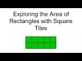 Exploring the Area of Rectangles with Square Tiles