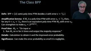 23. Probabilistic Computation, BPP