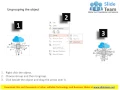 cloud computing network with apps powerpoint template