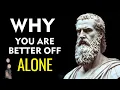 Download Lagu How To Be Alone | 7 STOIC Healthy Ways (STOICISM)