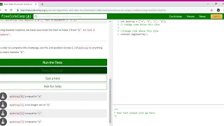 Basic Data Structures Access an Array s Contents Using Bracket Notation Learn freeCodeCamp Goog