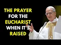 ⚠️POPE LEO XIV REVEALS: THE POWERFUL WORDS TO SAY WHEN THE EUCHARIST IS ELEVATED