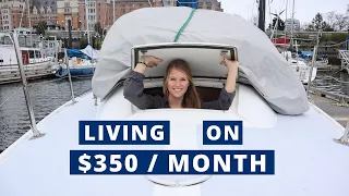 CHEAP Alternative Living in our Tiny Floating Home // Living on a Sailboat in Canada Ep. 15
