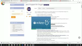 How to configure Java 9 Support for Eclipse Oxygen 4 7 and run first example