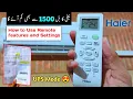 Download Lagu Haier Dc Inverter Ac Remote Full Settings and Features | Haier ac remote setting 2023