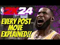 The BEST NBA 2K24 POST MOVES tutorial Perfect for BEGINNERS and ADVANCED users