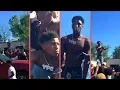 NBA YoungBoy Pulls Up To A Park In Baton Rouge Throws 5000 Dollars Cash Money YoungBoy FANS GO WILD