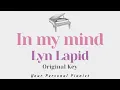 Download Lagu In my mind - Lyn Lapid (Original Key Karaoke) - Piano Instrumental Cover with Lyrics