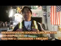 UPS Seasonal Support Driver SSD aka PVD 2023 VLOG Part 2 - Orientation First Day on the Job