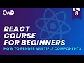 How to Render Multiple Components React Js for Beginners Learn React JS React Crash Course