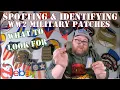 How to spot and identify authentic WW2 US military patches to on eBay