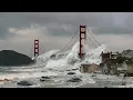 California Coastal Flooding San Francisco Submerged by King Tides Homes Destroyed Cars Swept Away