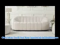 Acme LV00229 Everly quinn osmash white teddy sherpa fabric pappasan style full foam sofa