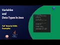 3 How to create Variables and What are the Data Types in Java Rabbit Code
