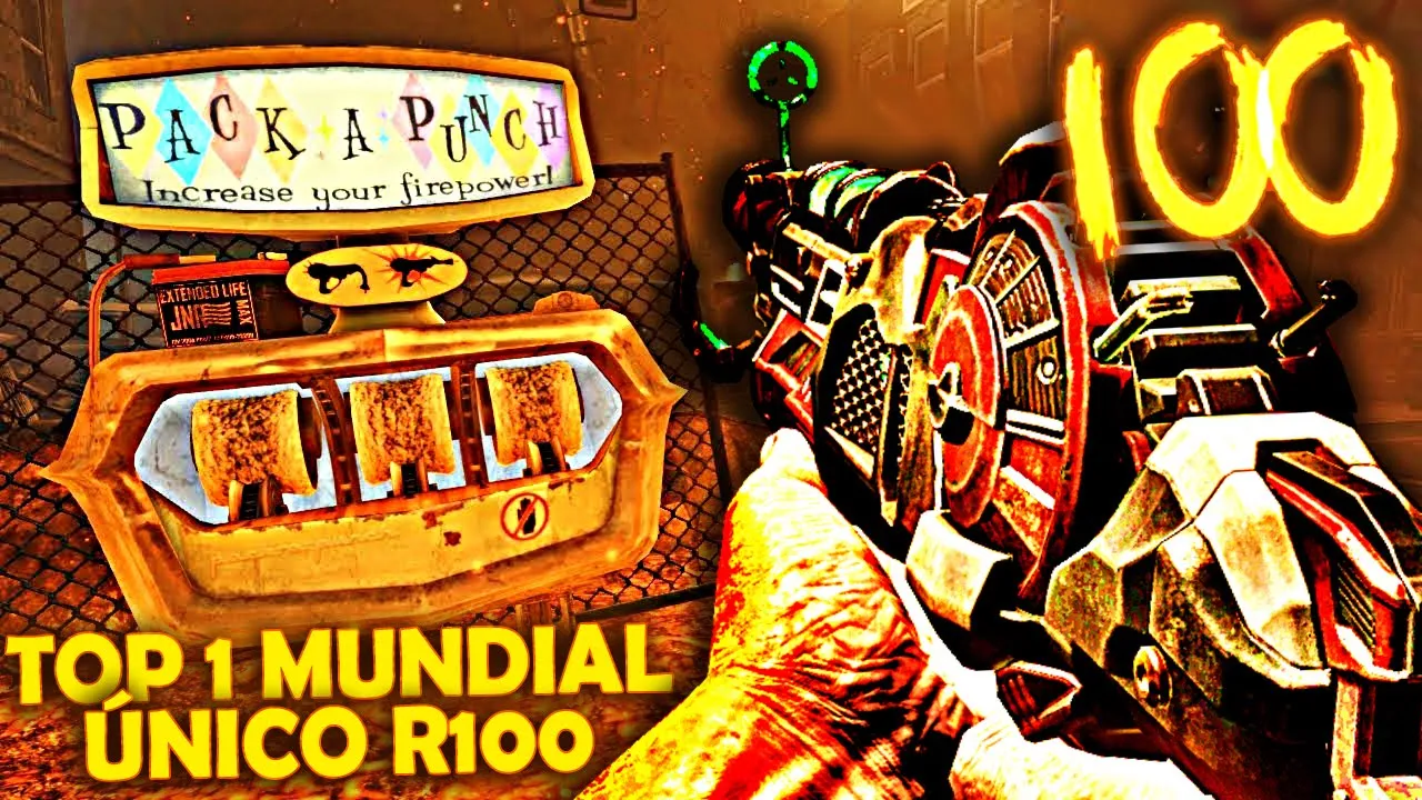 TOWN ROUND 100 do ÚNICO CARA que CONSEGUIU PEGAR no Black Ops 2 Zombies!!!