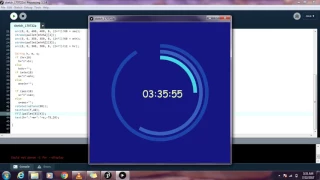 Simple Processing Clock Animation