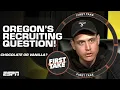 Oregon s QB coach Koa Ka ai uses an ICE CREAM question to determine who to recruit First Take