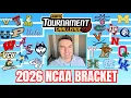 My March Madness 2026 Bracket Predictions Filled out LIVE