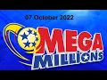 Mega Millions draw from 2022 Jackpot Draw Tonight Winning Number Oct 07 2022
