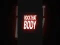 Rock That Body! | Lyrics Overlay #capcut #lyrics #overlay #shorts