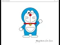 Creating Doraemon using Python Turtle Graphics