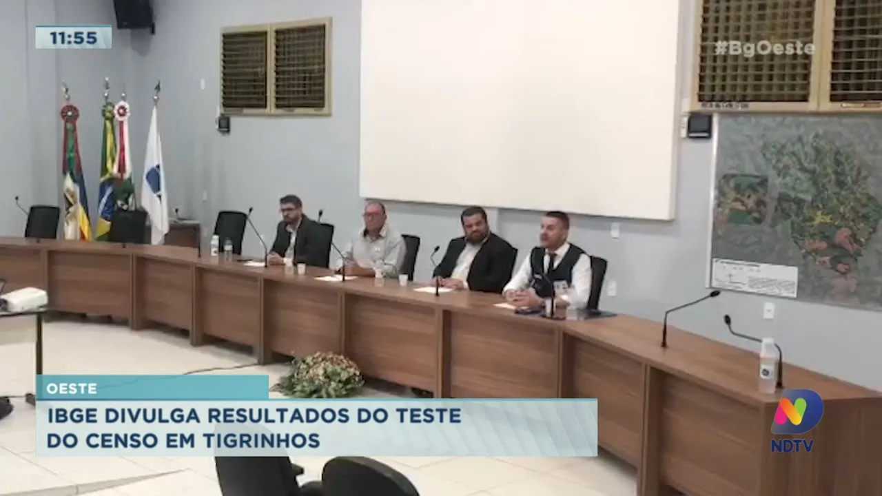 IBGE divulga resultados do teste do censo em Tigrinhos