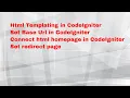 HTML Templating in CodeIgniter Connect Homepage Views to Controller Base URL in CodeIgniter