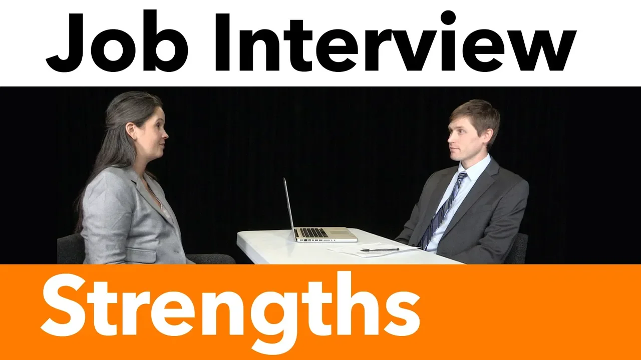 How To Talk About Your Strengths and Weaknesses | Mock Interviews | How to Prepare for an Interview: video thumbnail