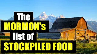 Evaluating the MORMON s list of STOCKPILED FOOD