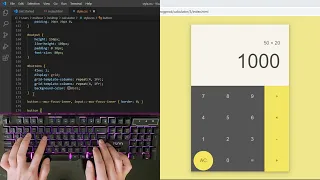 ASMR Programming - Coding Calculator