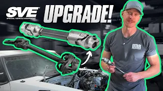 Fox Body Mustang Upgrading to an SVE Steering Shaft - Review Install