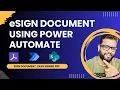 eSign document using Power Automate with Adobe Acrobat Sign