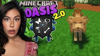 A New Doggy Friend in Minecraft Oasis 2.0 LIVE #26