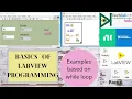 LabVIEW Programming Examples based on While Loop Part 6 Basics Of LabVIEW Programming Tech