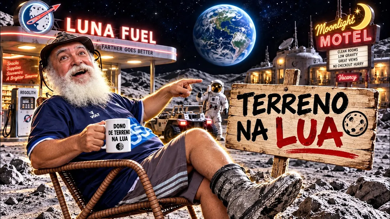 MANETIKIN VENDEU UM TERRENO PRA LUIZ DO SOM NA LUA 🤣 | LUIZ DO SOM