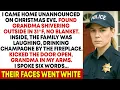 Download Lagu I Found Grandma Freezing Outside on Christmas—My Family Drank Champagne by the Fire...