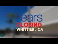SEARS CLOSING Whittier CA