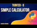 Simple Calculator tkinter Python Jawad Aslam