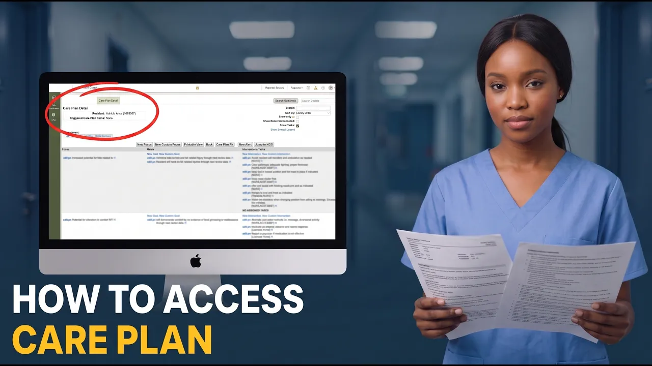 How to Access & Update a Care Plan in PointClickCare 2026: video thumbnail