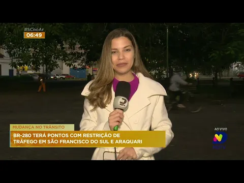 BR-280 terá pontos com restrição de tráfego na região Norte do Estado durante os próximos dias