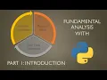 Fundamental Financial statements analysis with Python - Introduction