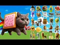 Download Lagu Gattatino Nyanino/Nyan Cat vs All Brainrot Bosses | Minecraft Meme Mob Battle