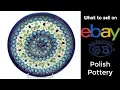 What to Sell on eBay Boleslawiec Polish Pottery