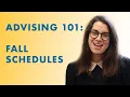 All About Your Fall Schedule with CoAS Advising