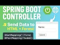 Spring Boot Controller Explained Send Data to HTML GET vs POST Mapping Spring Boot Tutorial