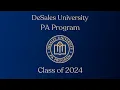 DeSales University 2024 PA Completion Ceremony